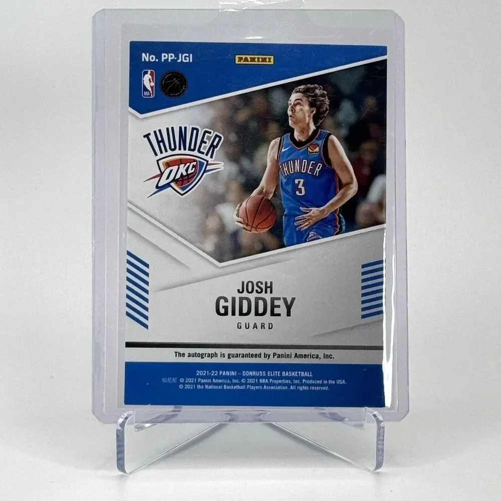 2021-22 Donruss Elite Pen Pal Josh Giddey RC Rookie On-Card Auto /149!! Silver‎